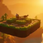 Player using a bulldoze move to reshape terrain in Pokémon Pokopia