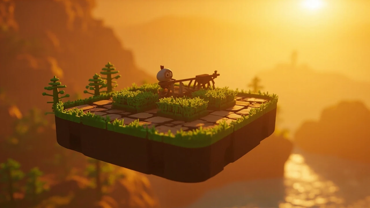 Player using a bulldoze move to reshape terrain in Pokémon Pokopia